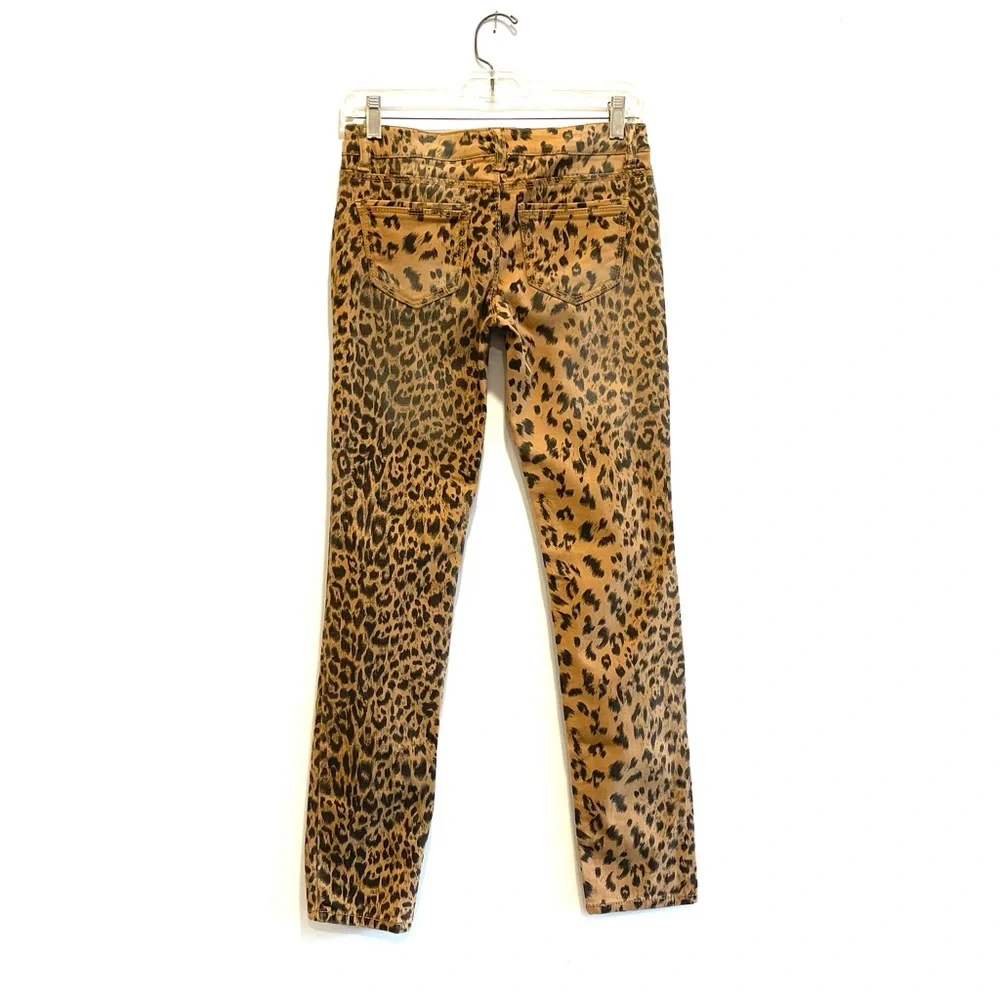 Vanilla Star Cheetah Print Skinny Jeans Size 1